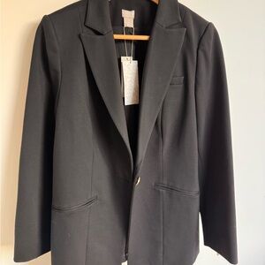 NWT Chicos Black Label Black Blazer Jacket